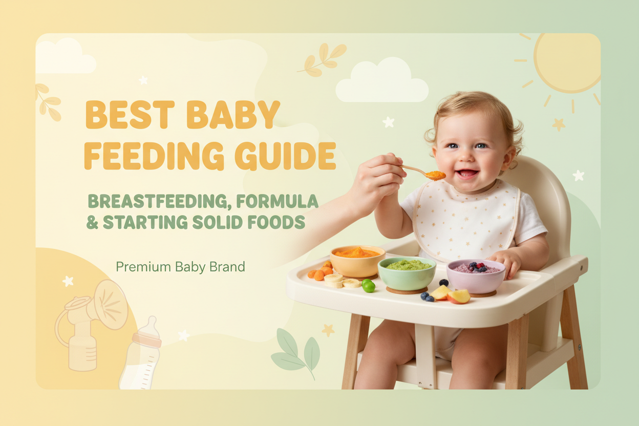 Best Baby Feeding Guide: Breastfeeding, Formula & Starting Solid Foods