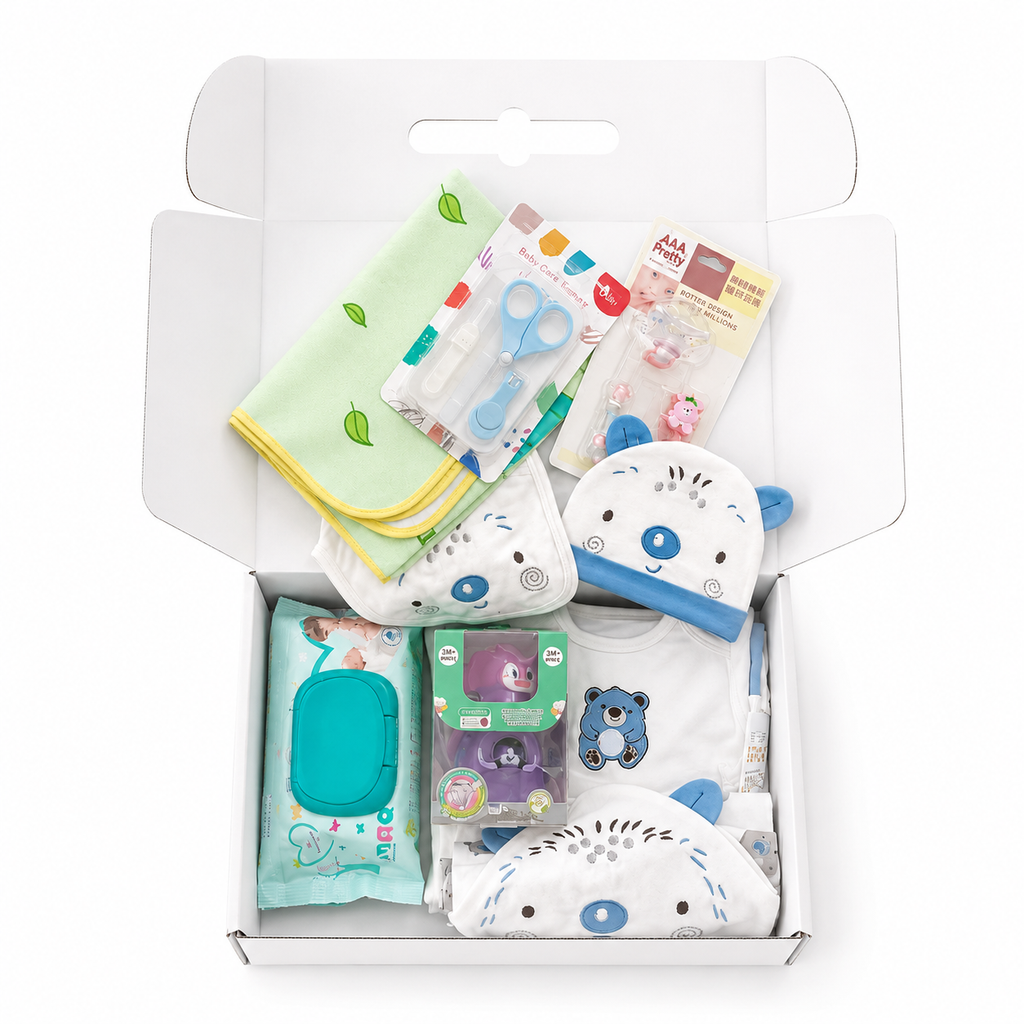 New Baby World Premium Newborn Baby Gift Box – Complete Baby Hamper
