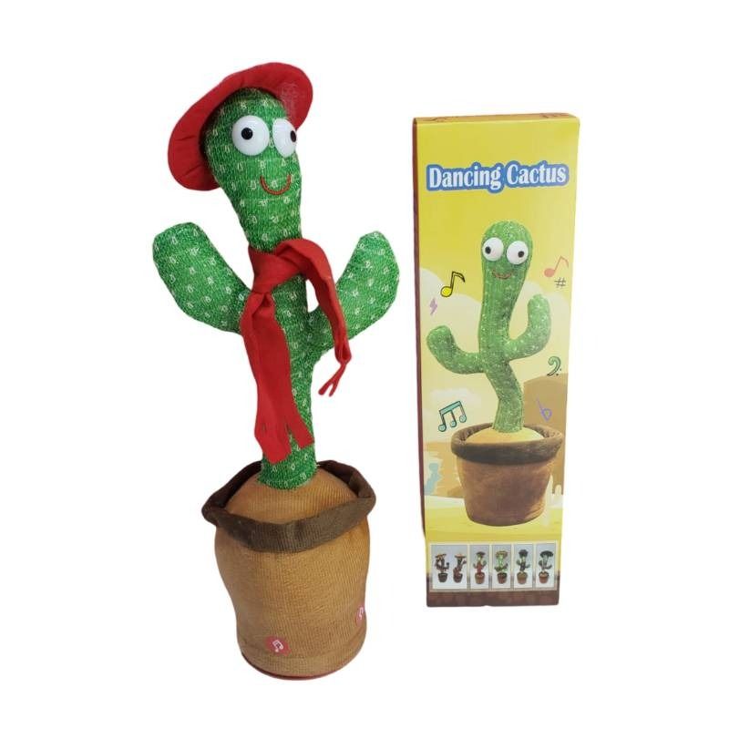 Dancing Cactus Toy – Singing & Moving Plush Cactus for Kids & Babies