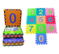 10 Pcs Numbers Puzzle Mat – Foam Number Floor Tiles for Toddlers & Kids