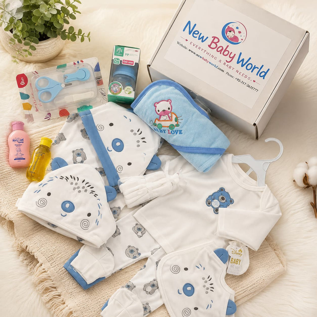 New Baby World Premium Newborn Baby Gift Box – Complete Baby Hamper
