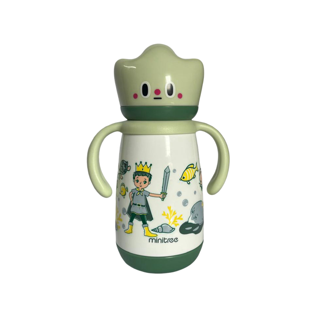 Minitree Regular Neck Feeding Bottle with Handle – 9 Oz / 270ml | 0% BPA