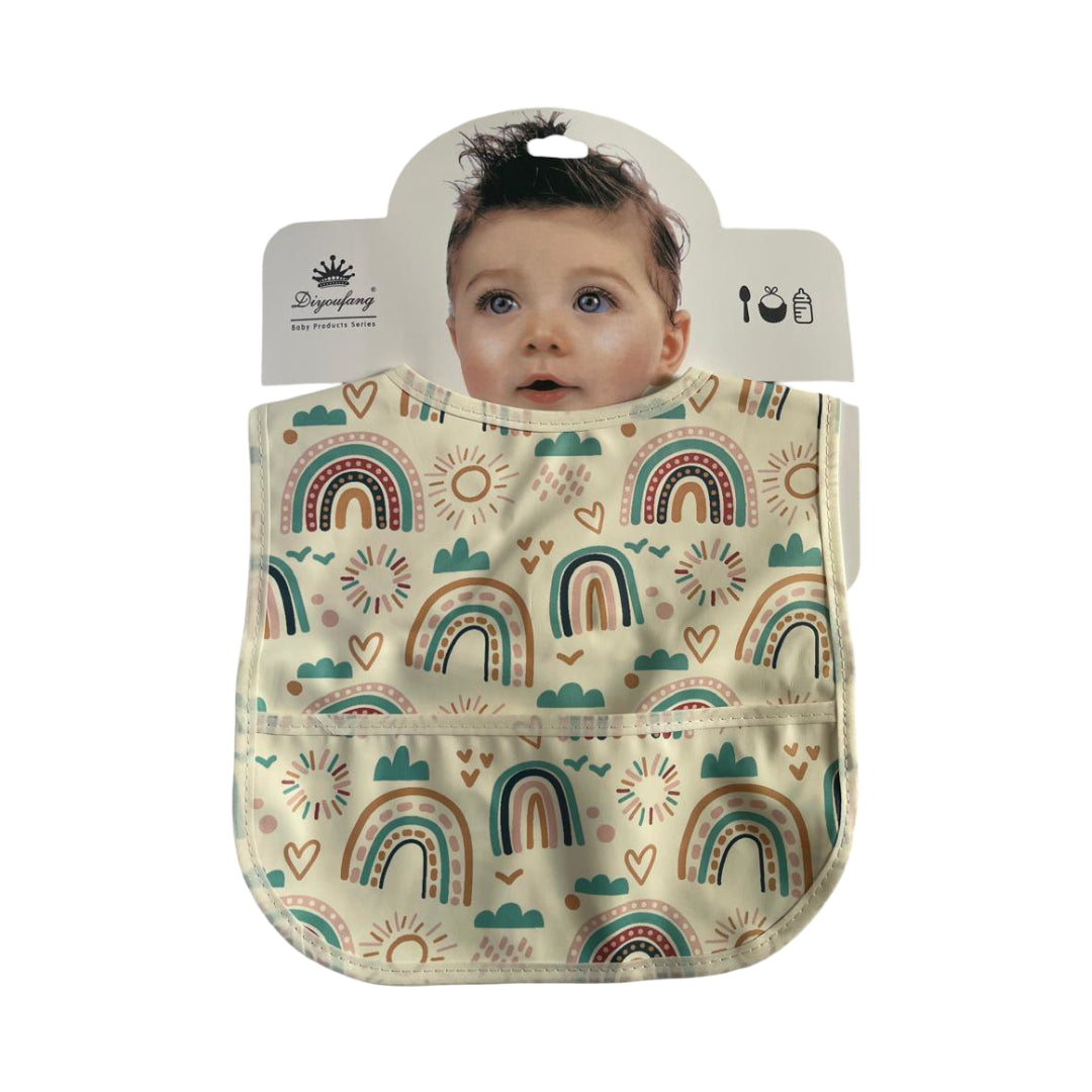 Parashot Print Bib | Medium Size – Soft, Absorbent & Skin-Friendly
