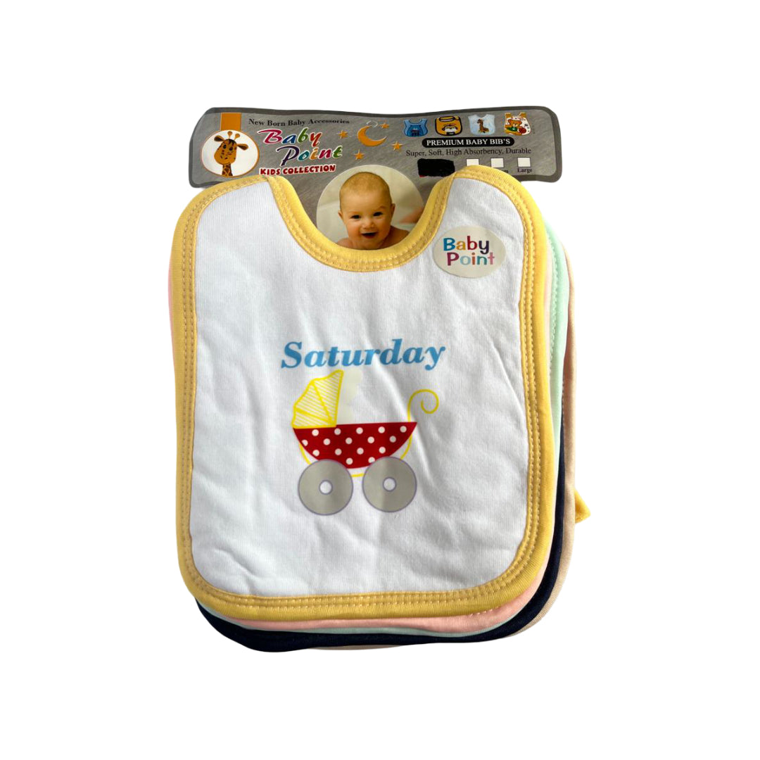 Infant Baby 7 Piece Bibs Set – Soft, Absorbent & Skin-Friendly