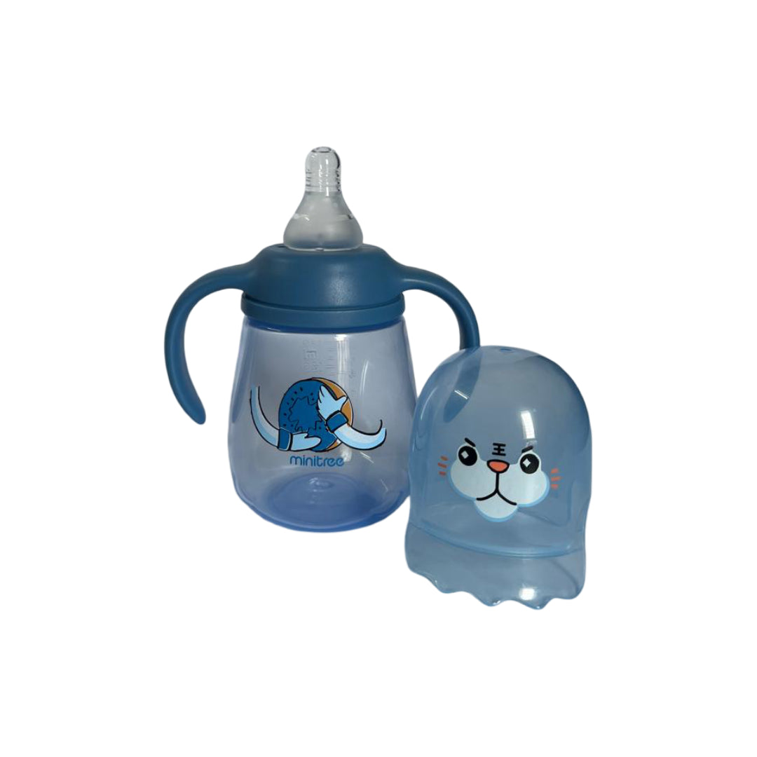 Minitree Regular Neck Feeding Bottle with Handle – 5 Oz / 150ml