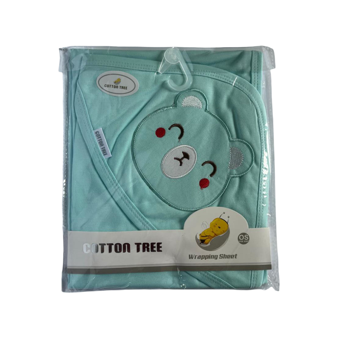 Newborn Cotton Tree Wrapping Sheet – Soft, Breathable & Gentle on Newborn Skin
