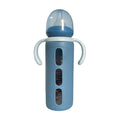 Minitree Glass Regular Neck Feeding Bottle with Handle – 8 Oz / 240ml | 0% BPA