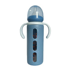 Minitree Glass Regular Neck Feeding Bottle with Handle – 8 Oz / 240ml | 0% BPA