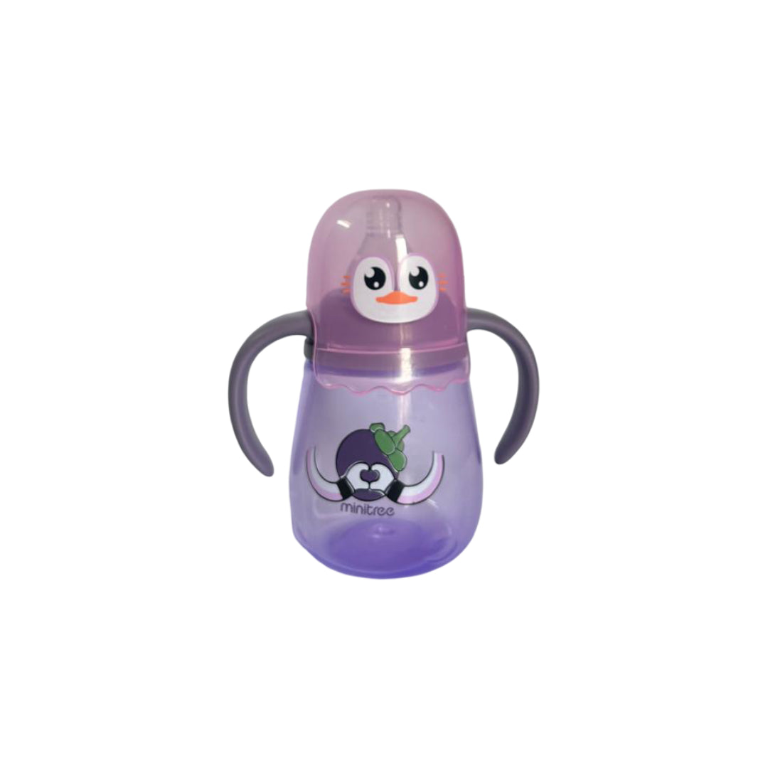 Minitree Regular Neck Feeding Bottle with Handle – 5 Oz / 150ml