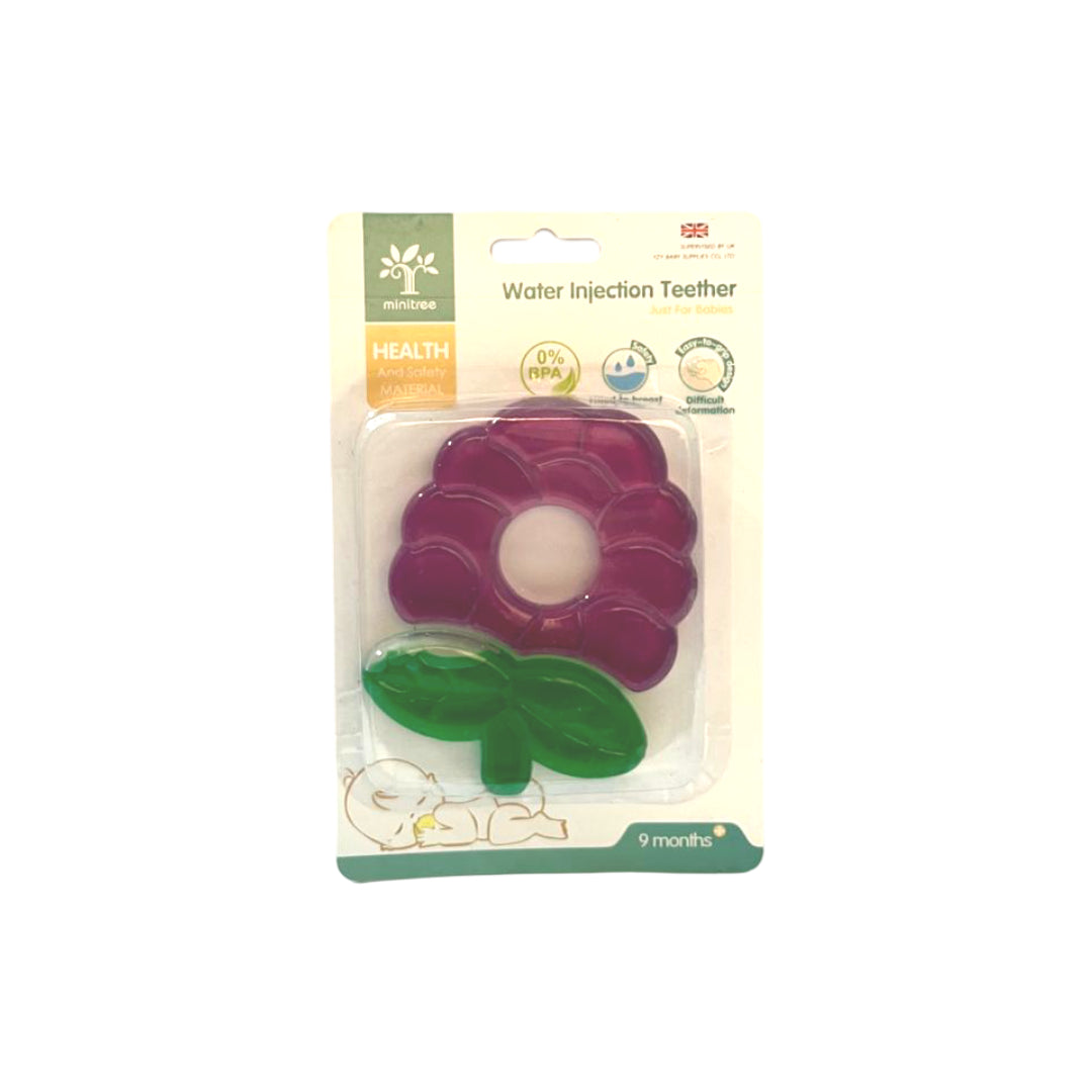Flower Shape Minitree Water Injection Baby Teether – BPA-Free Silicone