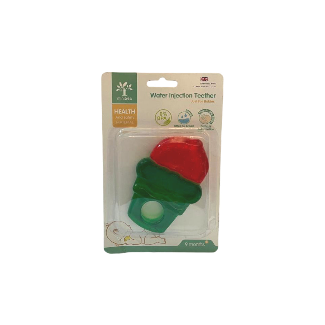 Ice Cream Shape Minitree Water Injection Baby Teether – BPA-Free Silicone