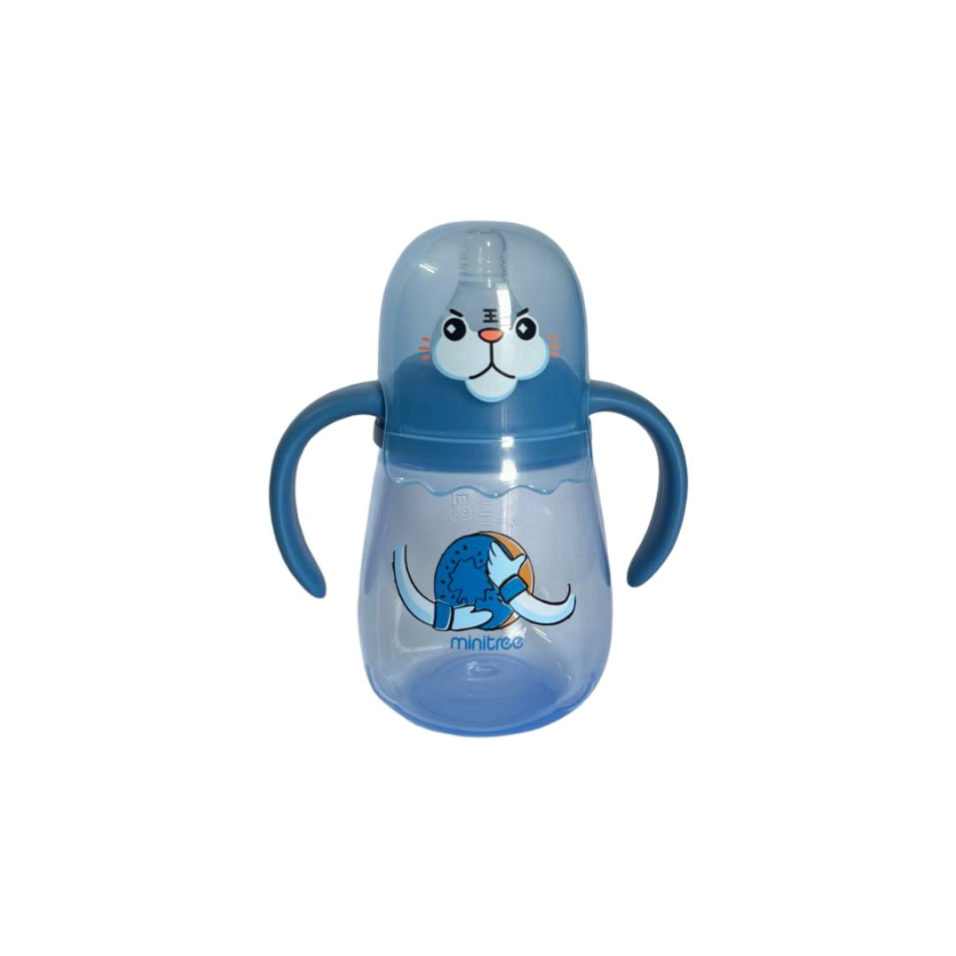 Minitree Regular Neck Feeding Bottle with Handle – 5 Oz / 150ml