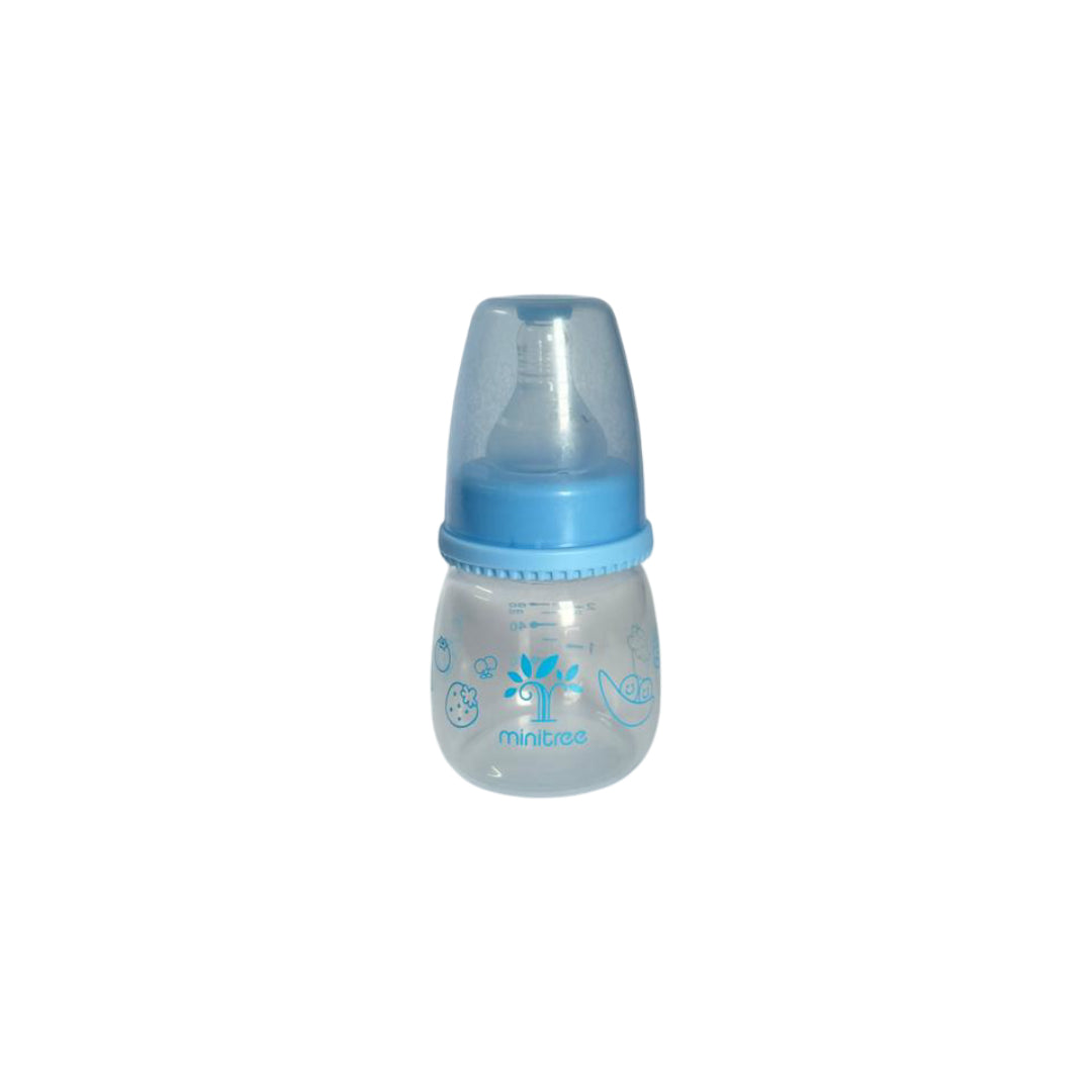 Minitree Regular Neck Feeding Bottle – 2 Oz / 60ml for Newborns