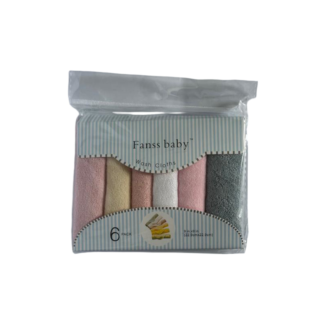Carte Baby Face Towel | 6PCS – Soft, Gentle & Skin-Friendly