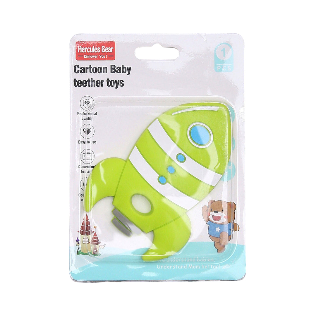 Hercules Bear Cartoon Baby Teether Toys – BPA-Free Silicone